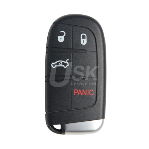 FCC M3N-40821302 Smart Key 4 button 433Mhz HITAG 2 ID46 PCF7953 chip for 2014-2020 Jeep Grand Cherokee PN 68143500AC