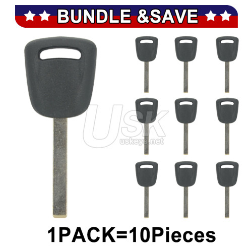 (Pack of 10) P/N 22984996 Transponder Key no chip B119 for GMC Chevrolet Buick