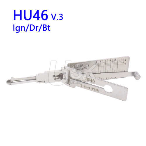 Lishi 2-in-1 Pick HU46 V.3 Ign/Dr/Bt