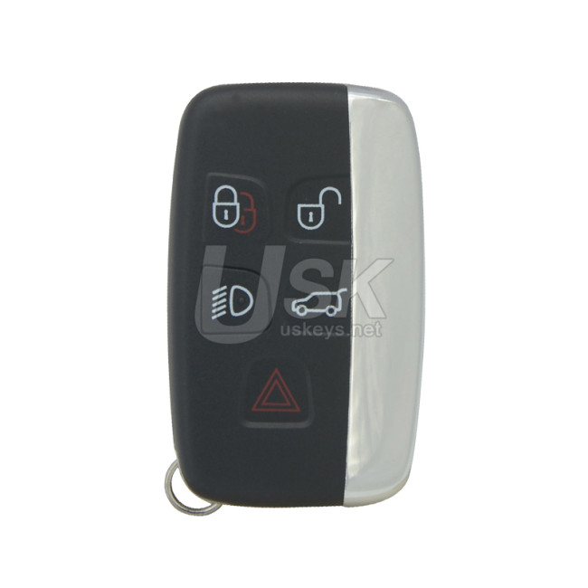 FCC KOBJTF10A Smart Key 5 button 315Mhz ID49-Hitag Pro-PCF7953 chip for Landrover LR4 2010-2012