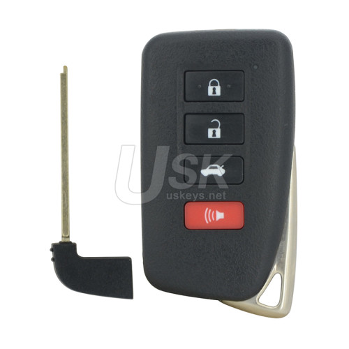 Smart key shell 4 button for Lexus