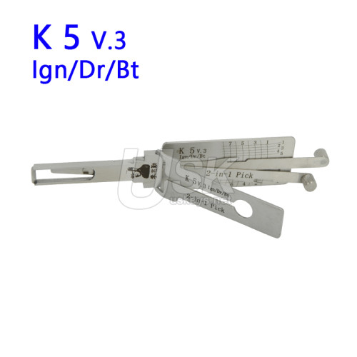 Lishi 2-in-1 Pick K5 V.3 Ign/Dr/Bt