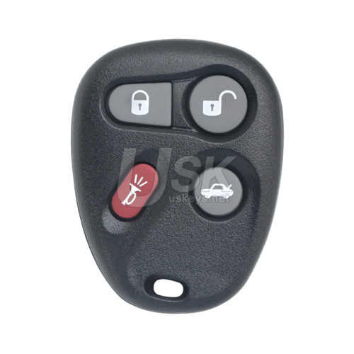 Keyless Entry Remote Shell 4 button for Buick Cadillac Chevrolet Pontiac GMC
