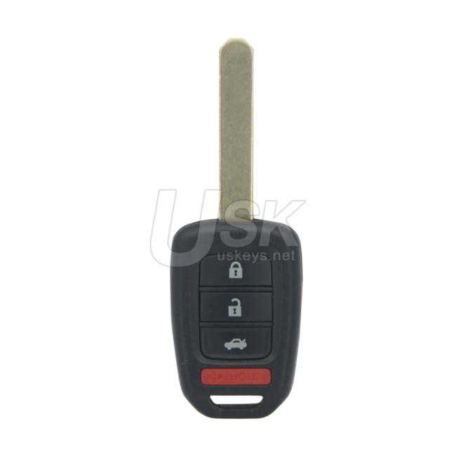 FCC MLBHLIK6-1TA Remote head key 4 button 433.9Mhz HITAG3 ID47 HONDA G chip for Honda Accord Civic 2016-2020 PN 35118-T2A-A60