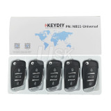 KEYDIY Universal Flip Remote Key PSA Style 3 button NB11