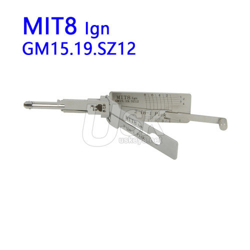 Lishi 2-in-1 Pick MIT8 Ign GM15.19.SZ12
