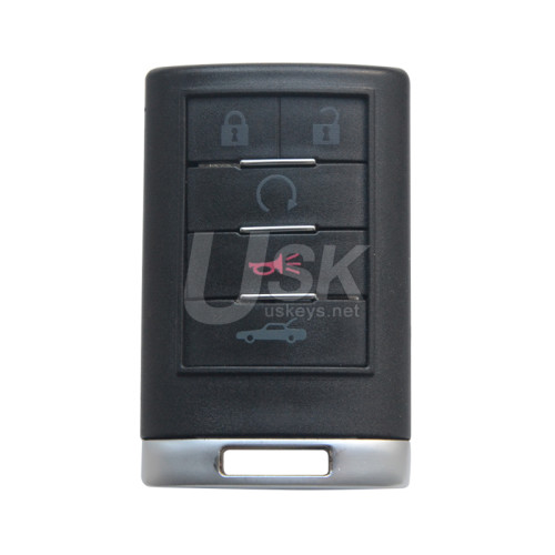 Keyless Entry Remote Shell 5 button for Chevrolet Corvette 2008-2013