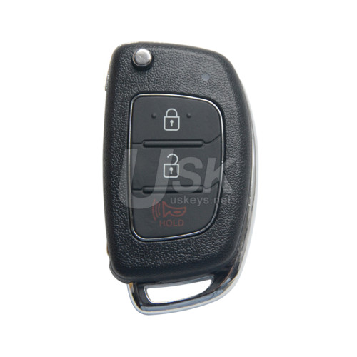 Flip key shell 3 button for Hyundai Elantra Genesis 2009 2010
