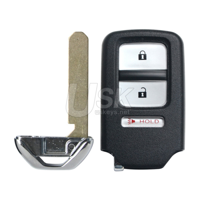 Honda Fit HRV 2015-2017 FCC KR5V1X Aftermarket Smart Key 3 Button PN 72147-T5A-A01