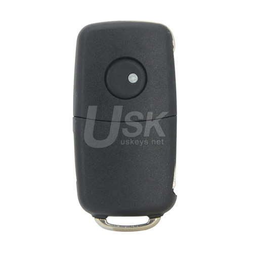 FCC NBG010180T Flip Key shell 4 button for Volkswagen CC Beetle 2014 P/N 5K0837202R 5K0837202A 5K0837202AE