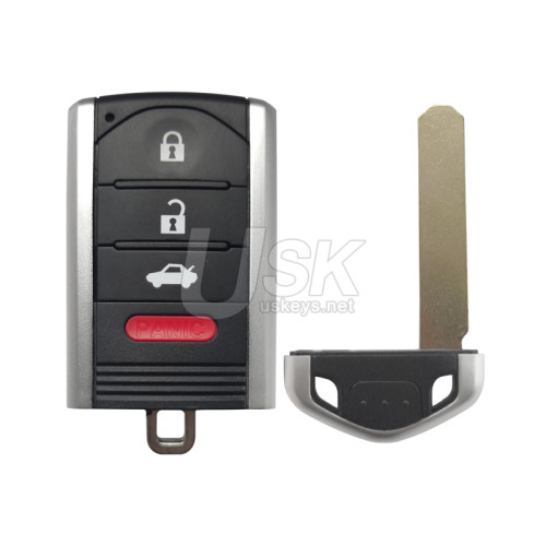FCC KR5434760 Smart key 4 button 313.8mhz ID46 PCF7953 chip for 2013-2015 Acura ILX P/N 72147-TX6-A11
