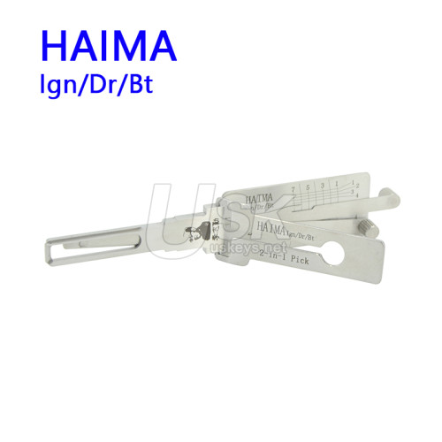 Lishi 2-in-1 Pick HAIMA Ign/Dr/Bt