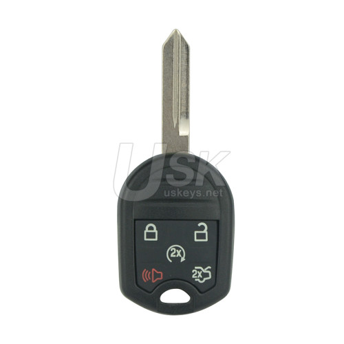 PN 164-R8000 remote head key shell 5 button FO38 for Ford Expedition Explorer Flex Taurus Lincoln MKX 2012-2015