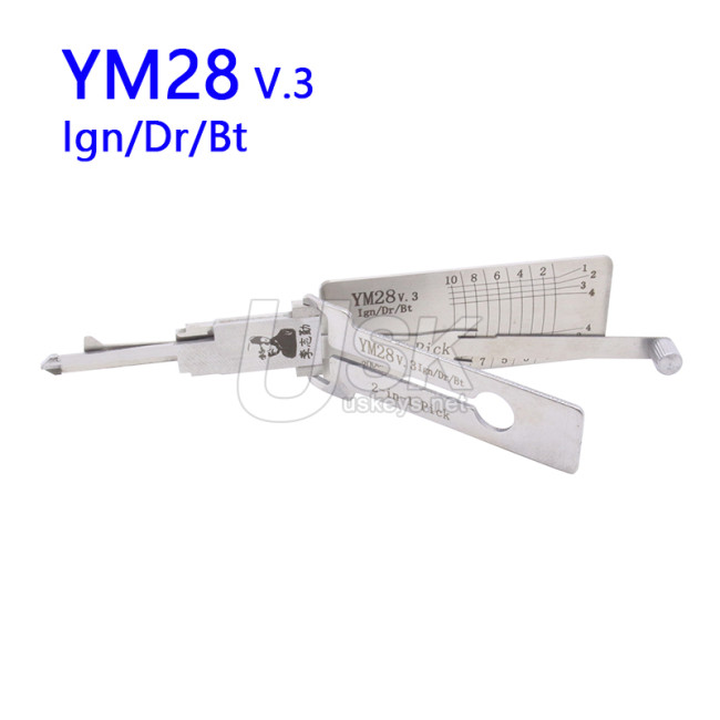 Lishi 2-in-1 Pick YM28 V.3 Ign/Dr/Bt