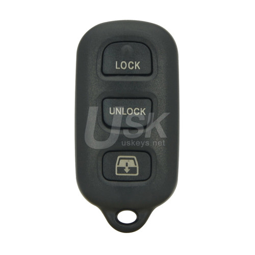 FCC HYQ1512Y HYQ1512P HYQ12BBX HYQ12BAN Keyless Entry Remote Shell 4 button for Toyota 4Runner Sequoia 2001-2009