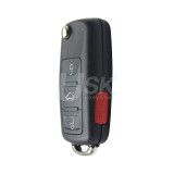 FCC 300 959 753 AA Flip remote key 4 button 315Mhz HU66 for Volkswagen Touareg 2004-2011