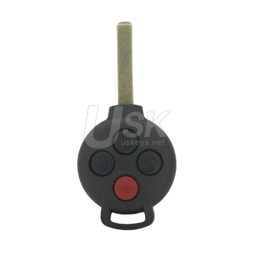 FCC KR55WK45144 Remote head key shell 4 button for Mercedes Smart Fortwo 2005-2014