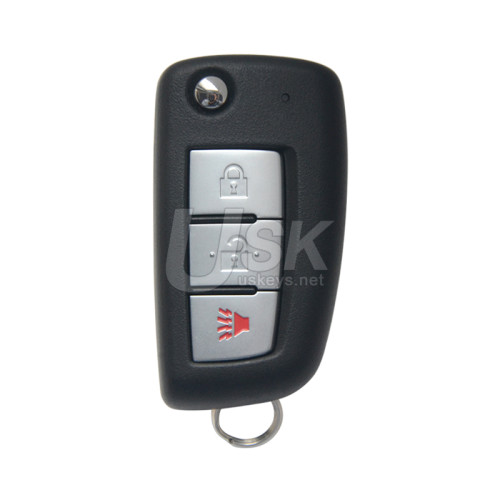 FCC CWTWB1G767 Flip key 3 button 434mhz 4A chip for 2014-2018 Nissan Rogue P/N 28268-4CB1A 28268-4CB1B
