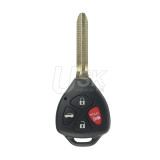 FCC HYQ12BBY Remote head key 4 button 314.4Mhz G chip TOY43 for Toyota Camry Corolla 2006-2011 PN 89070-06231