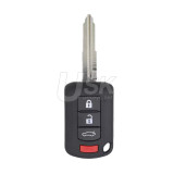 FCC OUCJ166N Remote head key shell 4 button for 2016-2017 Mitsubishi Outlander Lancer PN 6370B945