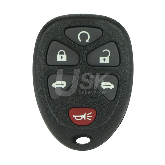 FCC OUC60270 OUC60220 Keyless Entry Remote Shell 6 button for GMC Yukon Chevrolet Suburban Tahoe 2007-2014