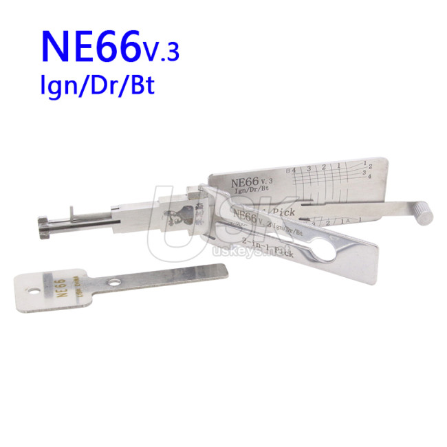 Lishi 2-in-1 Pick NE66 v.3 Ign/Dr/Bt