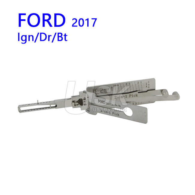 Lishi 2-in-1 Pick HU198/FORD 2017 Ign/Dr/Bt