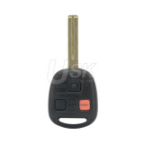 FCC HYQ1512V Remote head key 3 button 315Mhz 4D68 chip TOY48 short for Lexus GX470