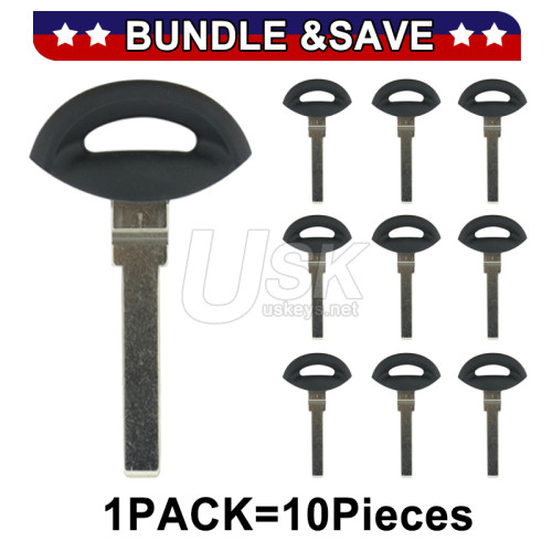 (Pack of 10) Emergency Key blade HU100 for SAAB 9-3 2008-2011