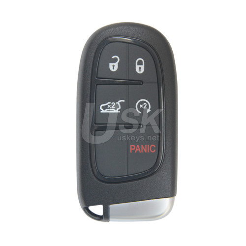 FCC GQ4-54T smart key shell 5 button for Jeep Cherokee 2014-2017