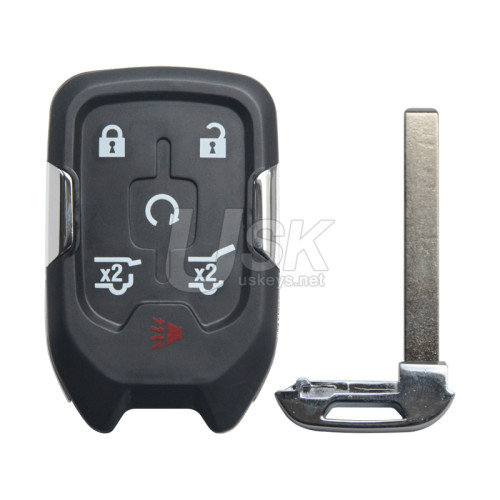 FCC HYQ1AA Smart key shell 6 button for GMC Yukon XL Chevrolet Suburban Tahoe 2015-2019