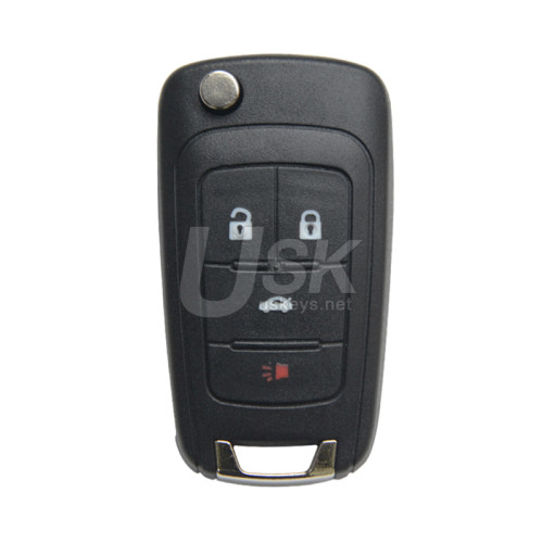 P/N 5912544 Flip remote key 4 button 433Mhz for Chevrolet Impala Malibu 2014