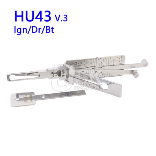 Lishi 2-in-1 Pick HU43 v.3 Ign/Dr/Bt