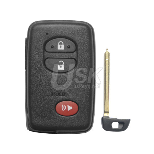 FCC HYQ14AAB Smart key 3 button 315mhz for Toyota Highlander RAV4 2008-2012 PN 89904-48100 (board 271451-0140)
