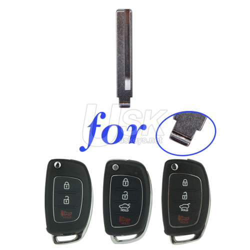 PN 81996-2S000 81996-2W001 Flip key blade for Hyundai Sonata Santa Fe 2013-2016