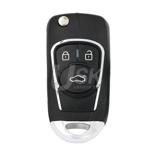 KEYDIY Universal Flip Remote Key GM Style 3 button NB22-3