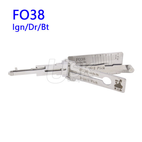 Lishi 2-in-1 Pick FO38 Ign/Dr/Bt
