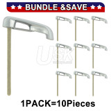 (Pack of 10) Emergency Key blade for BMW 7 Series X5 X6