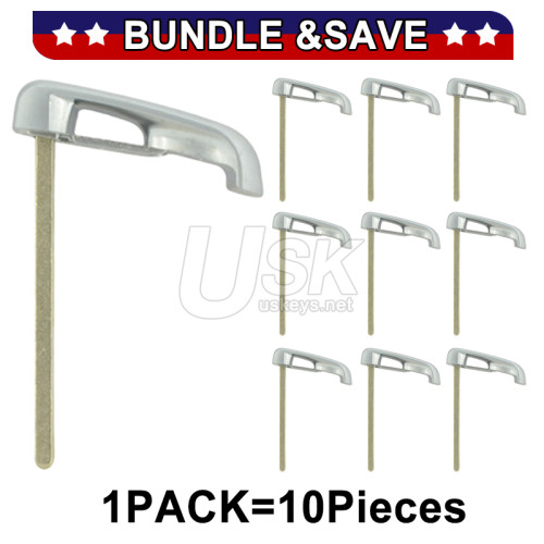 (Pack of 10) Emergency Key blade for BMW 7 Series X5 X6
