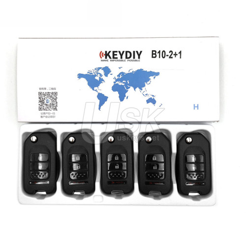 KEYDIY Universal Flip Remote Key Honda Style 3 button B10-2+1