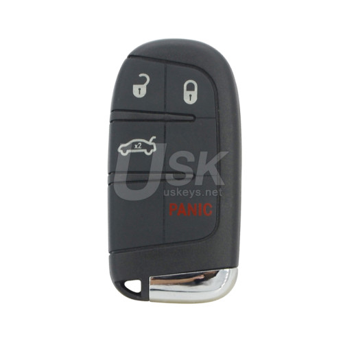 FCC M3N-40821302 Smart key shell 4 button SIP22 blade for Jeep Renegade 2015 2016