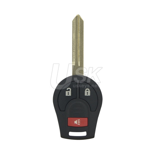 FCC CWTWB1U751 Remote head key shell 3 button for Nissan Altima Maxima Murano 2003-2011
