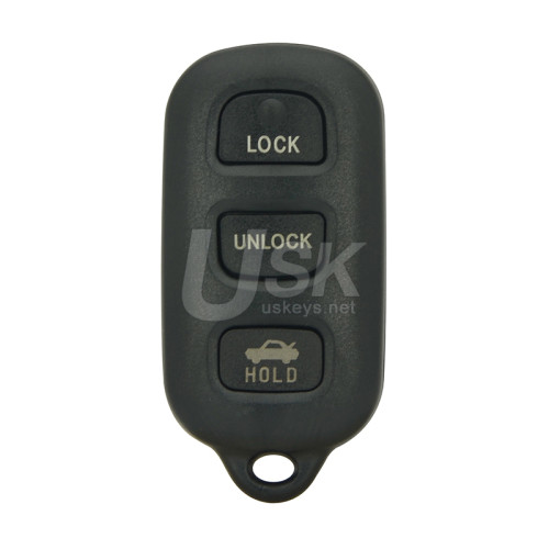 FCC HYQ12BAN Keyless Entry Remote Shell 4 button for Toyota Camry Solara