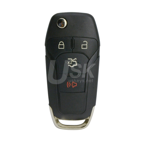 FCC N5F-A08TAA flip key shell 4 button for Ford Fusion 2013-2016