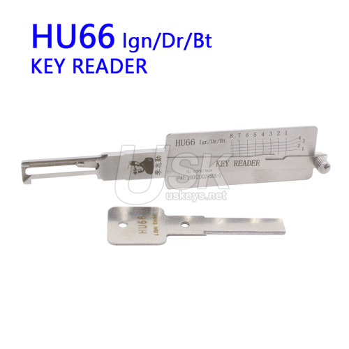 Lishi HU66 Ign/Dr/Bt key reader
