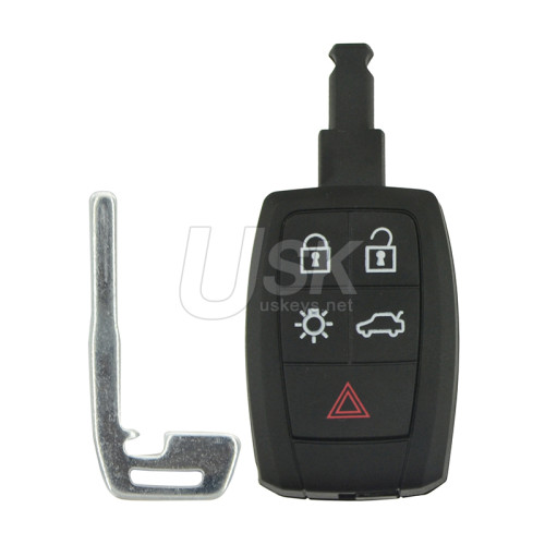 P/N 31300258 Smart key shell 5 button for 2008 2009 2010 2011 Volvo C70 C30 S40 V50