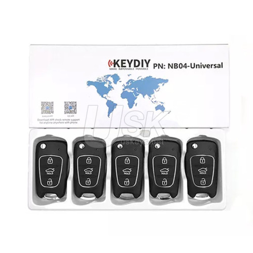 KEYDIY Universal Flip Remote Key Hyundai Style 3 button NB04-3