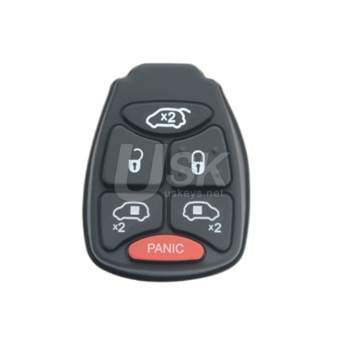Button pad 6 button for FCC OHT Chrysler Dodge Jeep