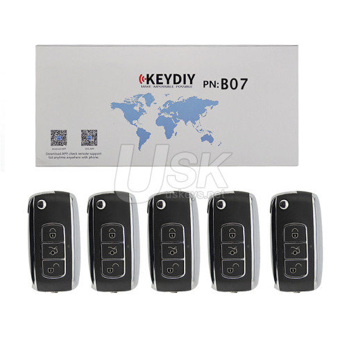 KEYDIY Universal Flip Remote Key Bentley Style 3 button B07-3