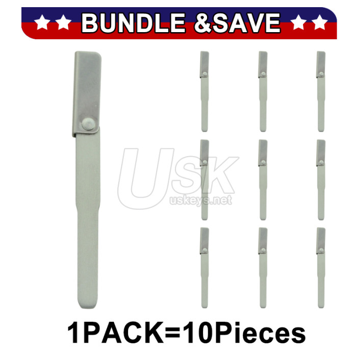 (Pack of 10) Emergency Key blade for KOBJTF10A Range Rover Sport Evoque Discovery 4 Jaguar XJ XK XF XE F 2010-2017